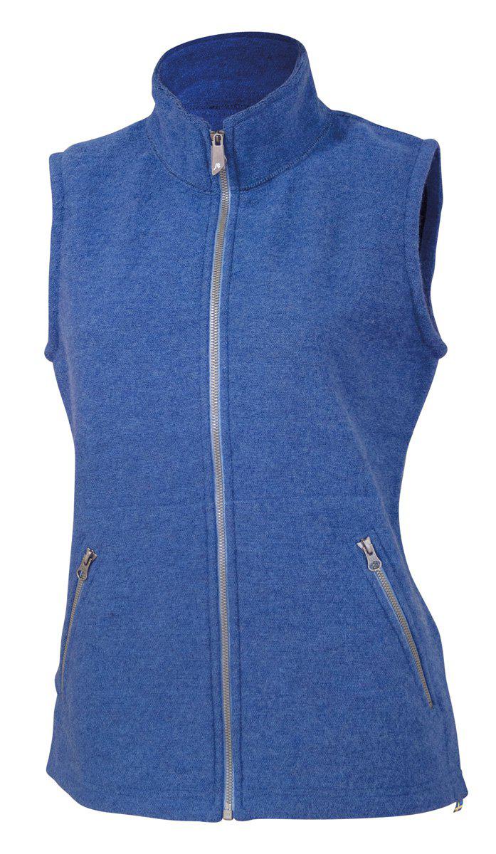 Ivanhoe Knitted in Sweden - Flora Vest | wollen dames bodywarmer Jeans