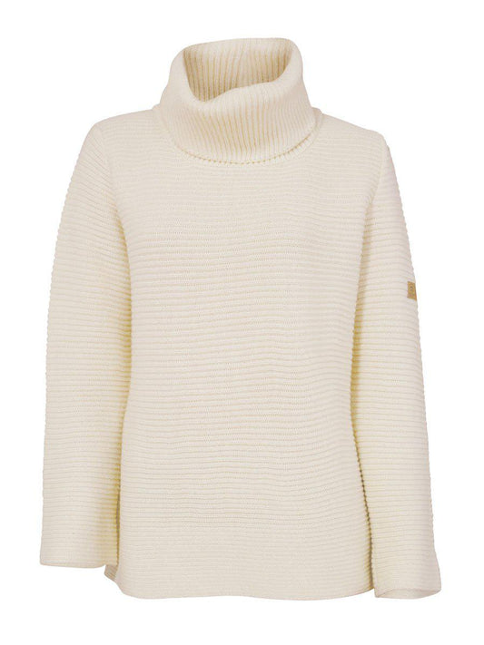 Ivanhoe Knitted in Sweden - NLS Holly | wollen damestrui Natural white