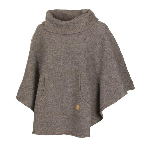 Ivanhoe of Sweden - NLS Humla | poncho made of undyed wool