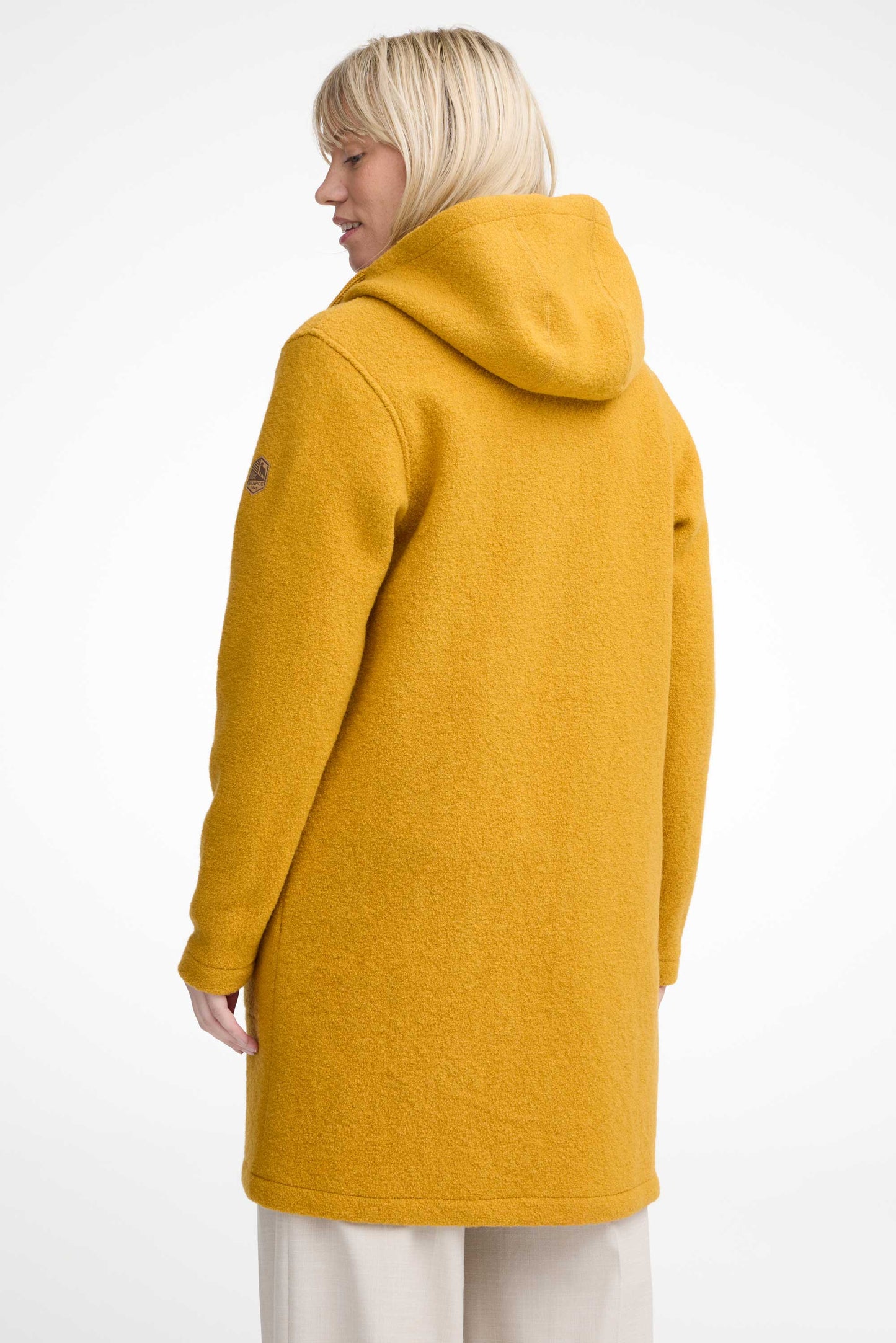 Ivanhoe - Madbacken coat | 100% wollen jas van gekookte wol