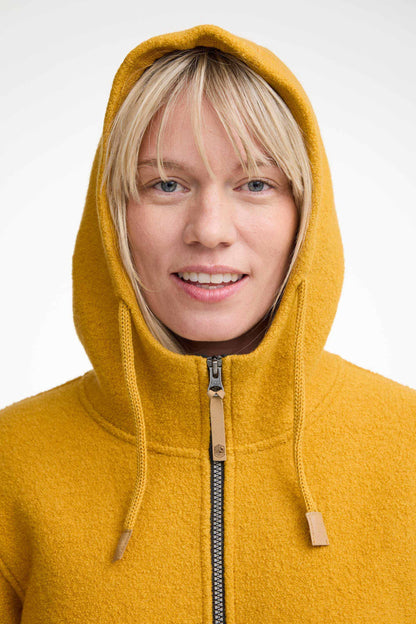 Ivanhoe - Madbacken coat | 100% wollen jas van gekookte wol