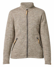 Ivanhoe Knitted in Sweden - NLS Twig FZ | damesvest met rits
