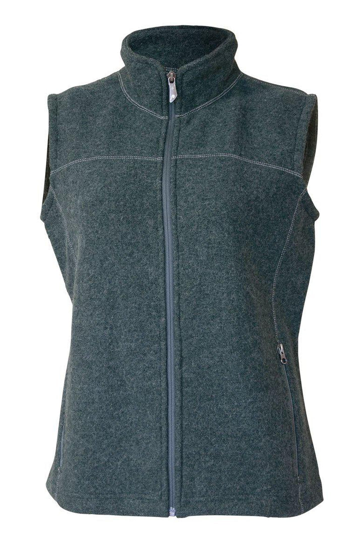 Ivanhoe Knitted in Sweden - Beata Vest | wollen dames bodywarmer Atlantic deep
