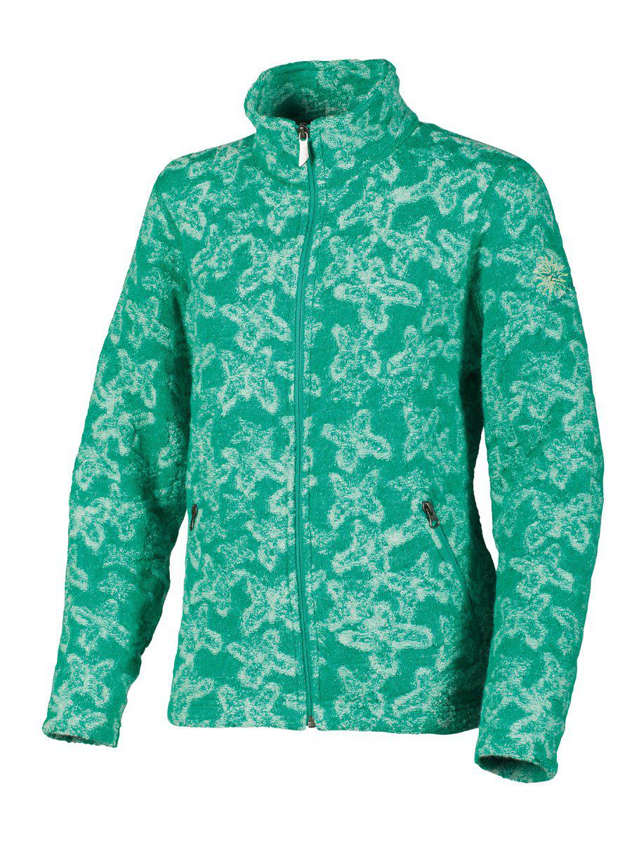 Ivanhoe of Sweden - Eira Jacquard | wollen damesvest met rits