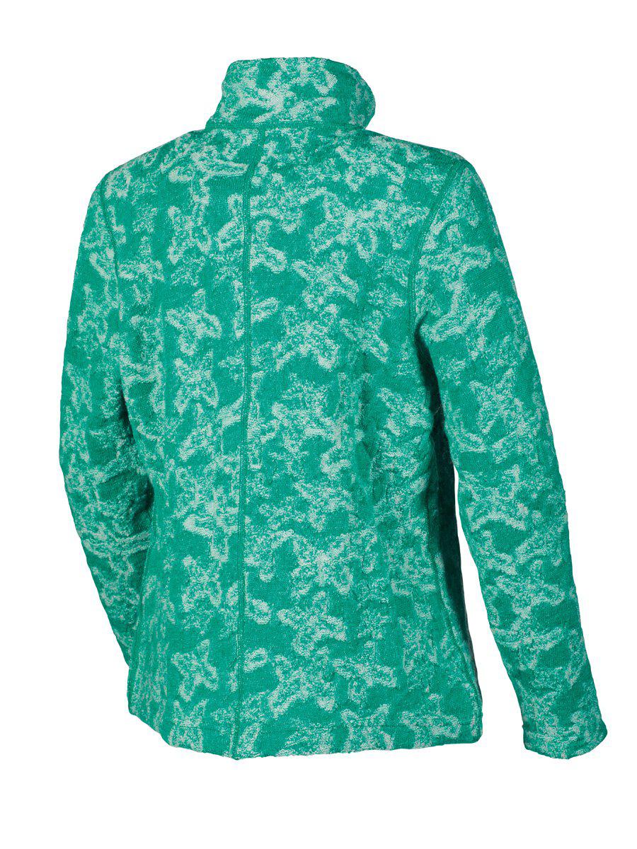 Ivanhoe of Sweden - Eira Jacquard | wollen damesvest met rits