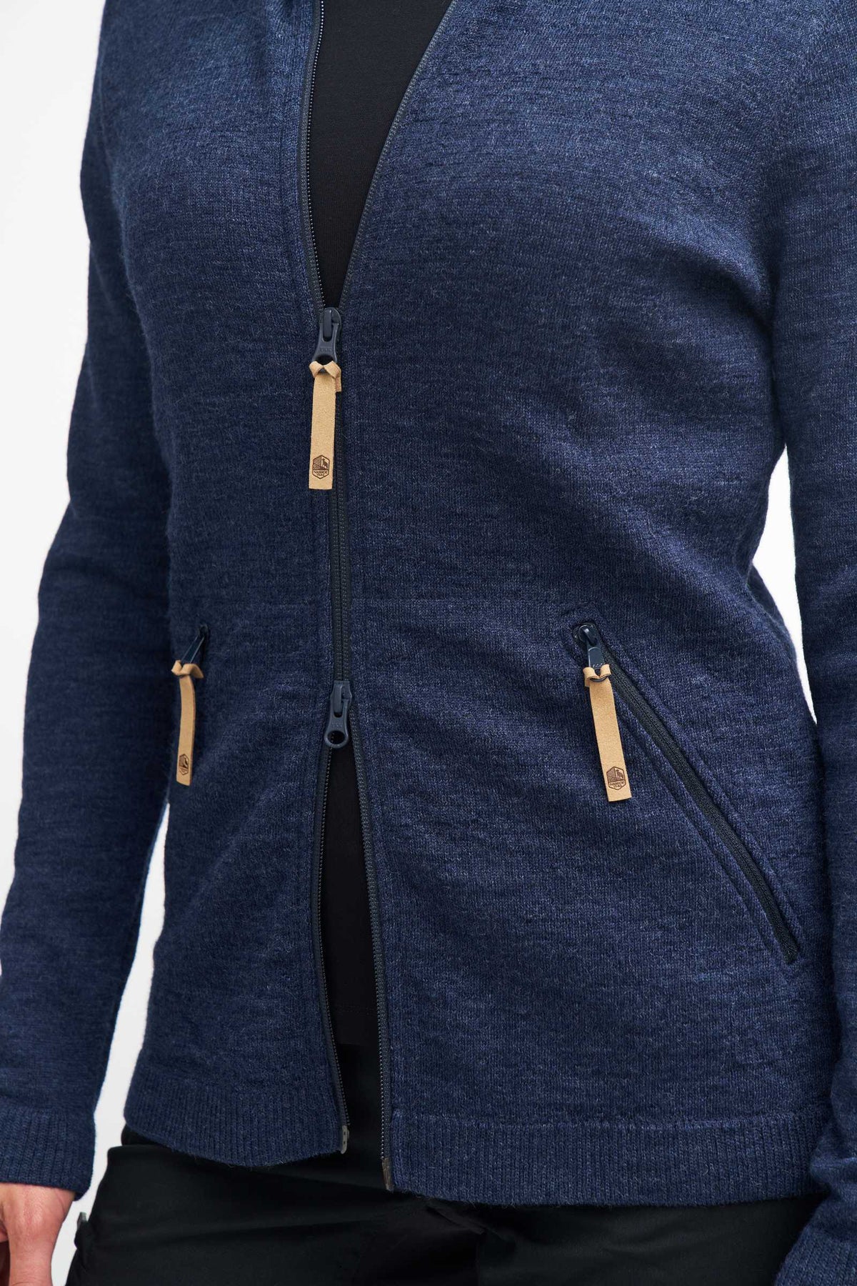 Ivanhoe Knitted in Sweden - Woollen JKT FZ | sportief damesvest