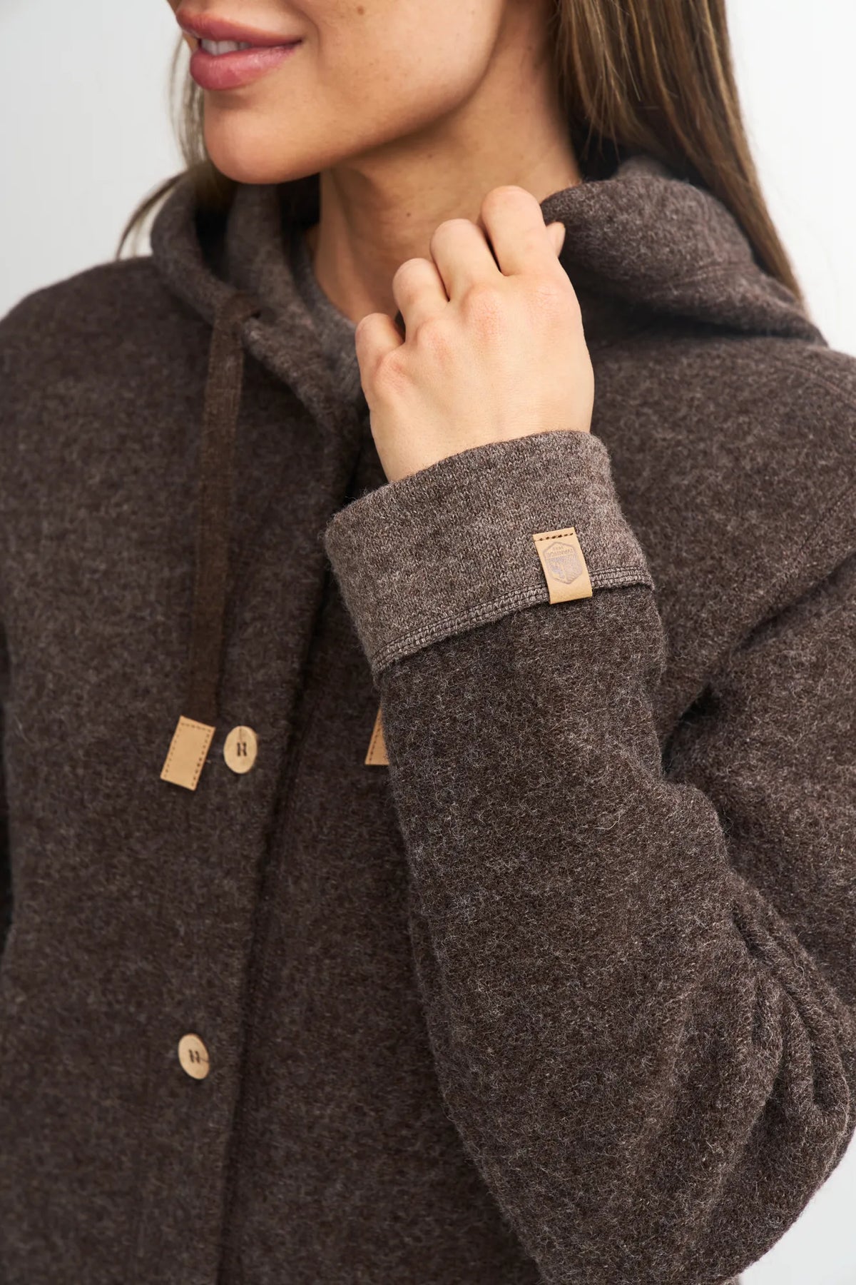 Ivanhoe Knitted in Sweden - NLS Dahlia | wollen damesjas