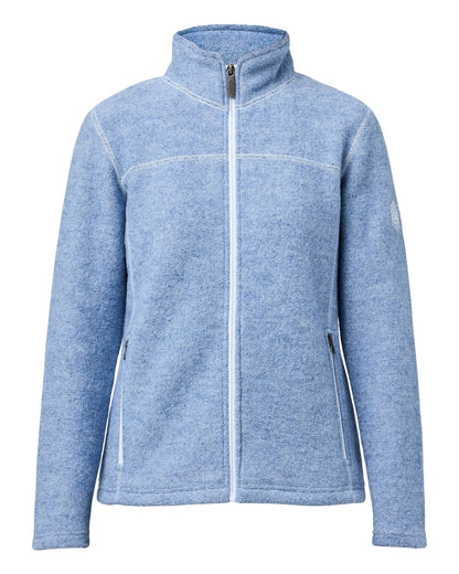 Ivanhoe Knitted in Sweden - Beata FZ | wollen damesjack Faded denim