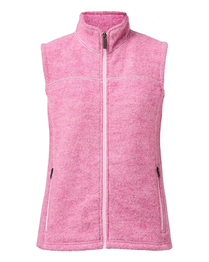 Ivanhoe Knitted in Sweden - Beata Vest | wollen dames bodywarmer Fuchsia pink