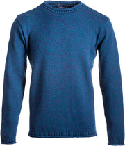 Aran Woollen Mills - B782 | wollen herentrui Blue