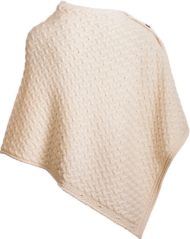 Aran Woollen Mills - B819 | poncho Natural