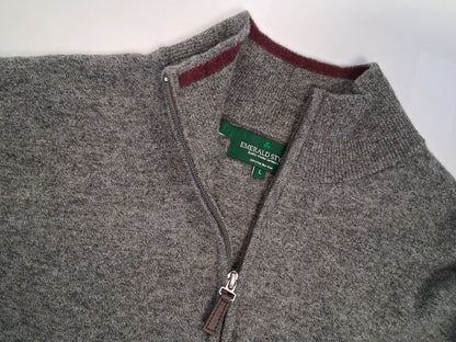 Emerald Style - Halfzip | Herrenpullover aus Lammwolle