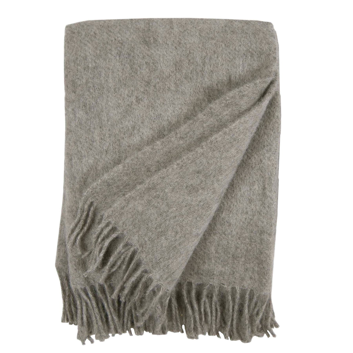 Klippan - Gotland | plaid van Gotland wol Natural grey 130x200 cm.