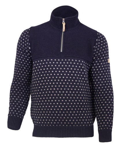 Ivanhoe of Sweden - Sverre HZ | knitted wool men's sweater with zipper