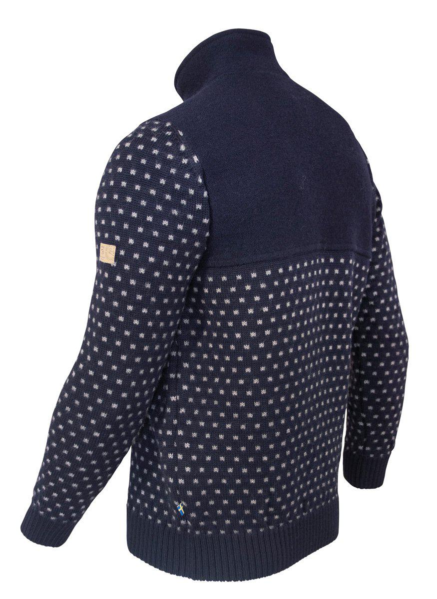 Ivanhoe of Sweden - Sverre HZ | knitted wool men's sweater with zipper