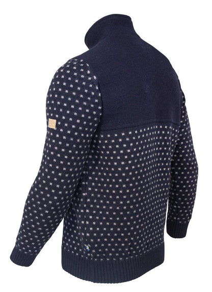 Ivanhoe of Sweden - Sverre HZ | knitted wool men's sweater with zipper