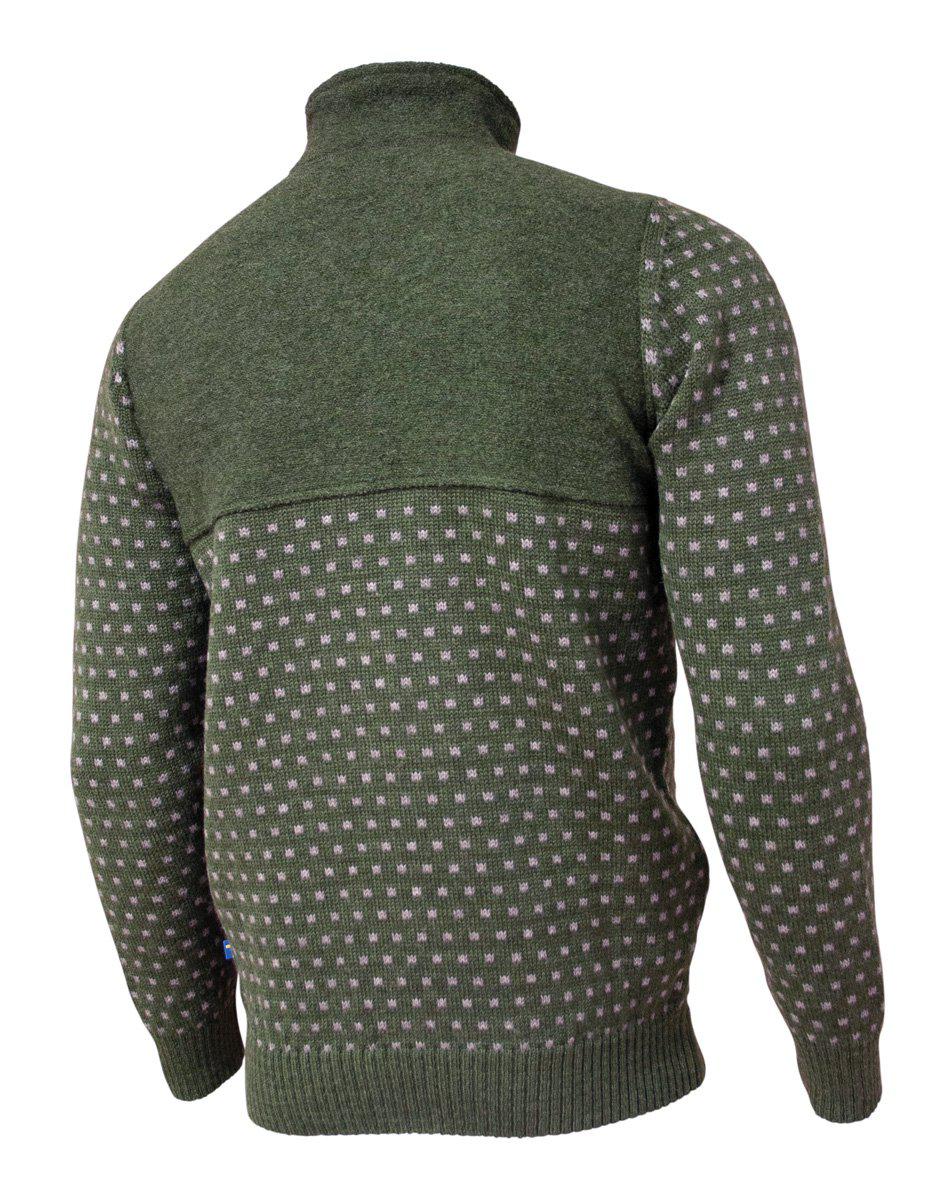 Ivanhoe of Sweden - Sverre HZ | knitted wool men's sweater with zipper