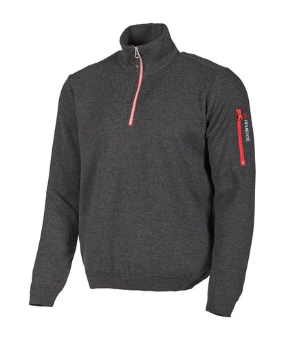 Ivanhoe of Sweden - Hadar half zip | wool men's sweater