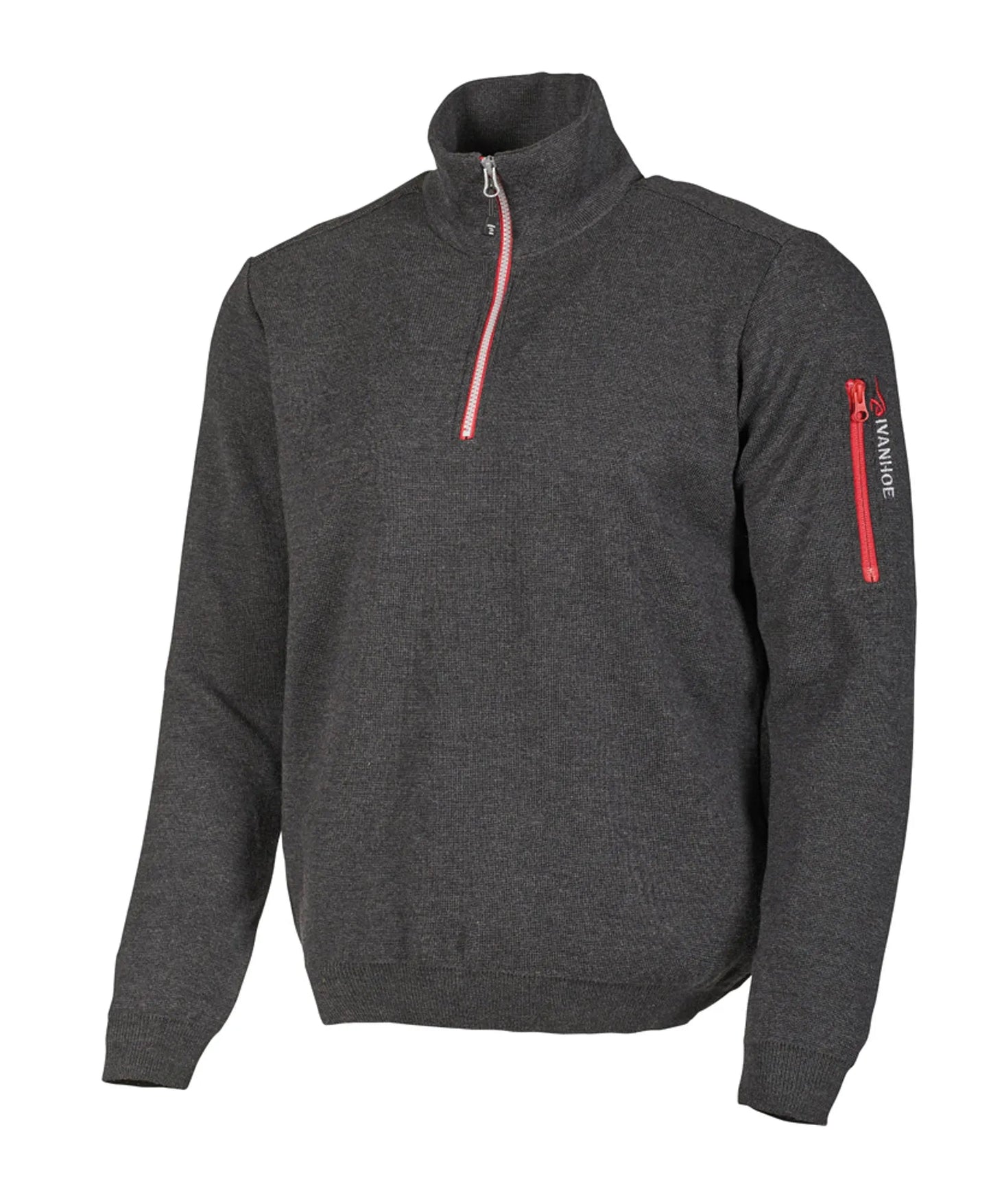 Ivanhoe Knitted in Sweden - Hadar HZ WB | windbreaker sweater merino wool
