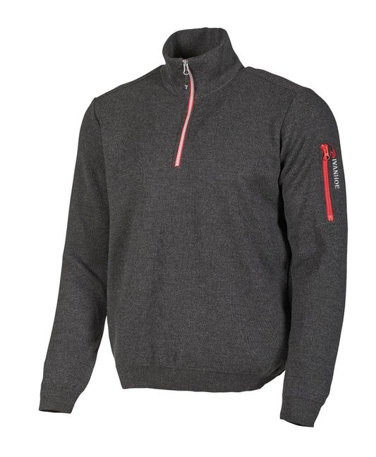 Ivanhoe Knitted in Sweden - Hadar HZ WB | windbreaker sweater merino wool