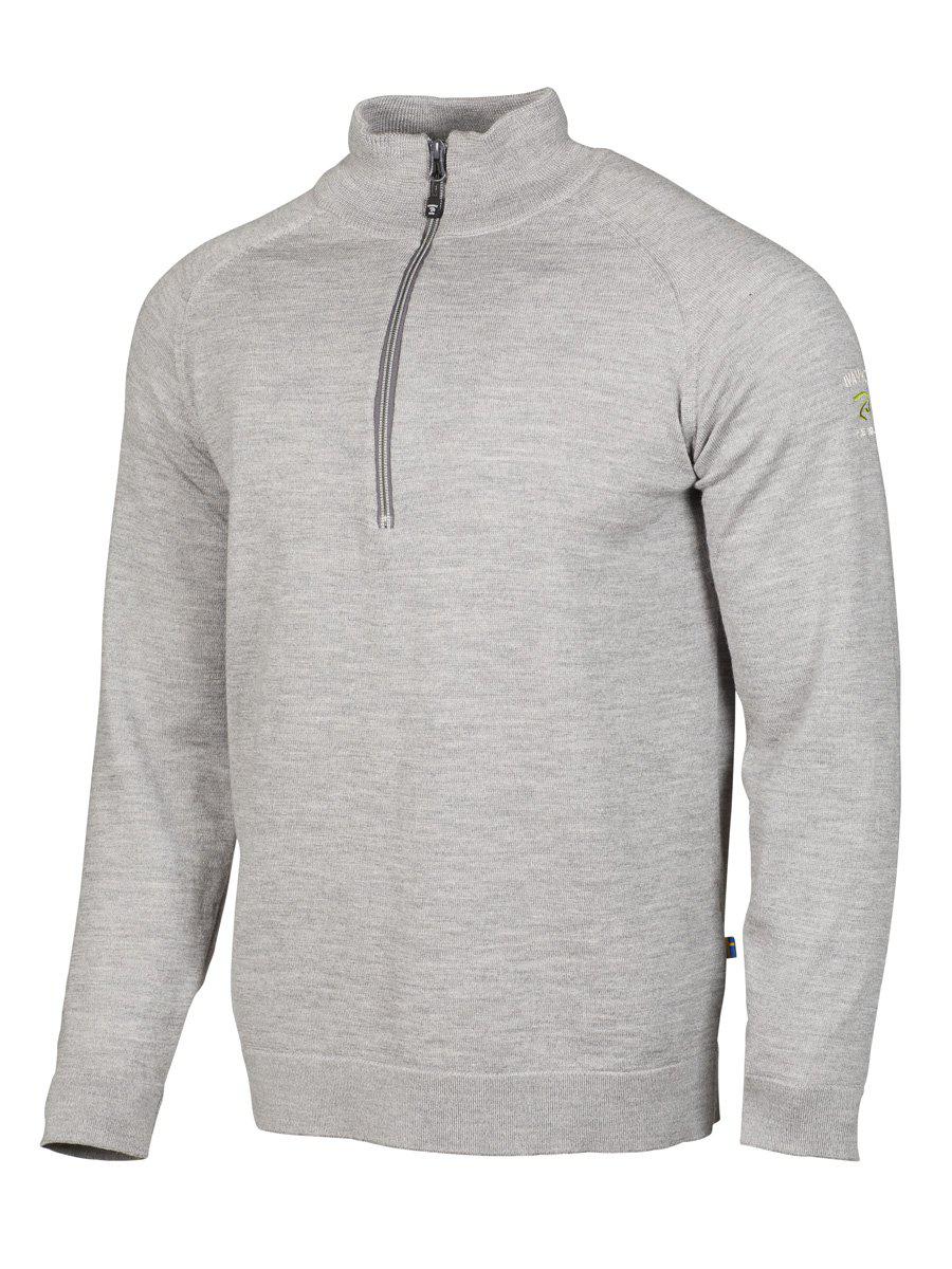 Ivanhoe Knitted in Sweden - Jojje HZ | wollen herentrui Grey marl