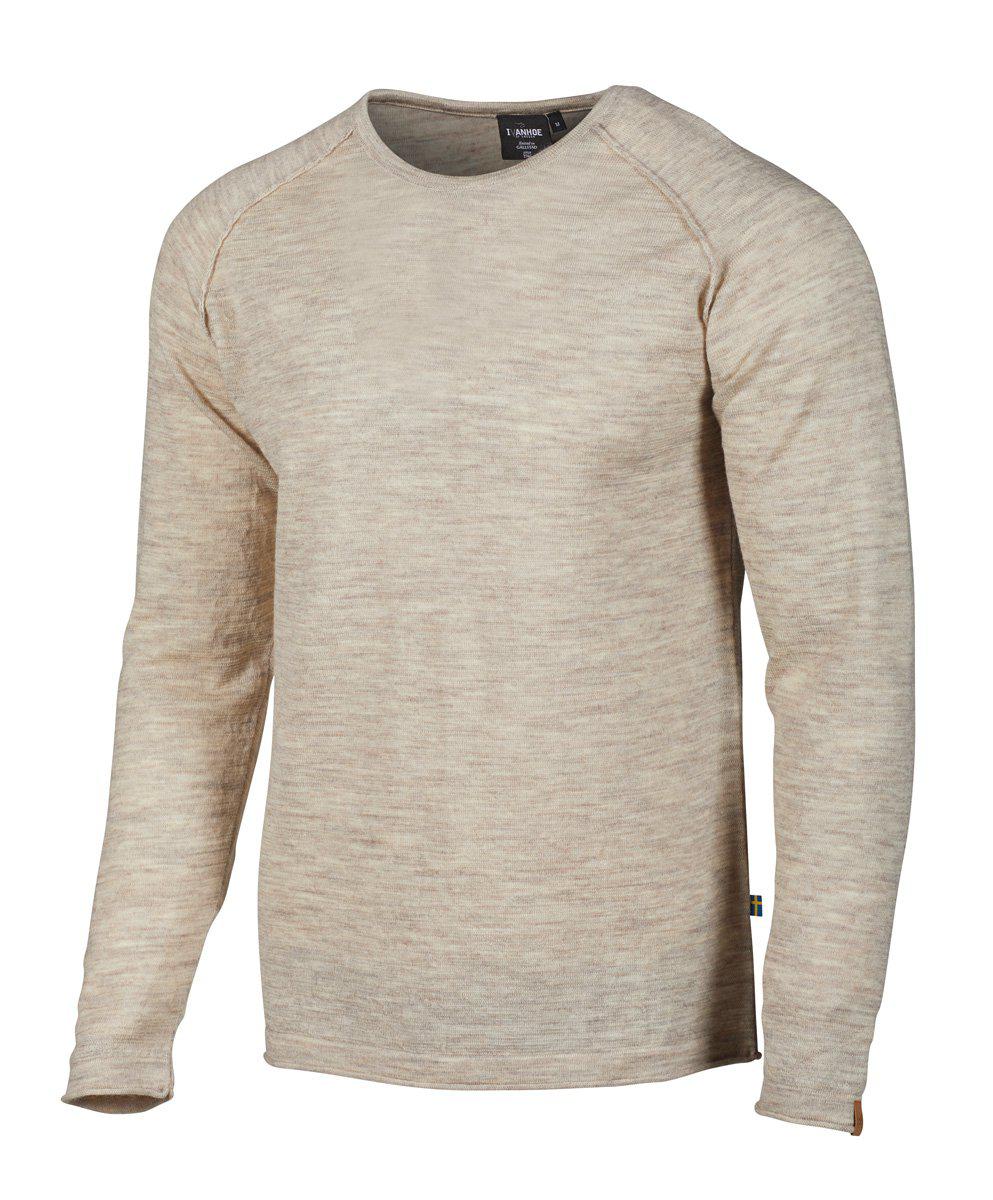 Ivanhoe Knitted in Sweden - NLS Beech crewneck | wollen herentrui Birch XXL