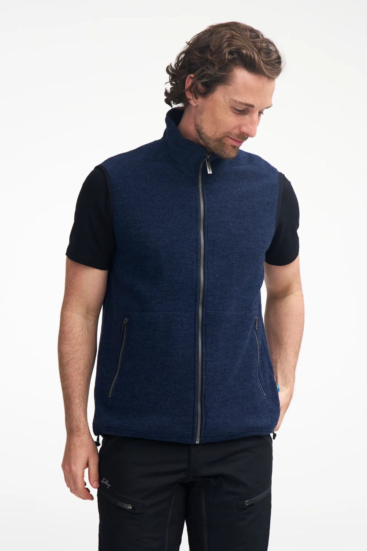 Ivanhoe Knitted in Sweden - Kurre vest | wollen heren bodywarmer