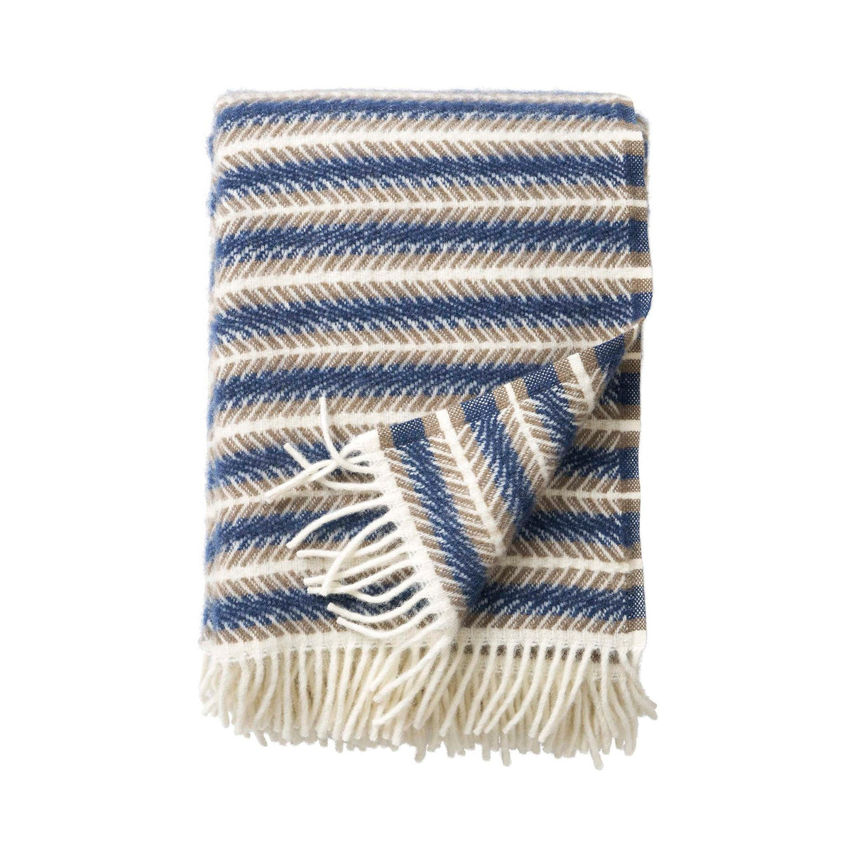 Klippan - Oscar | plaid van lamswol Multi blue
