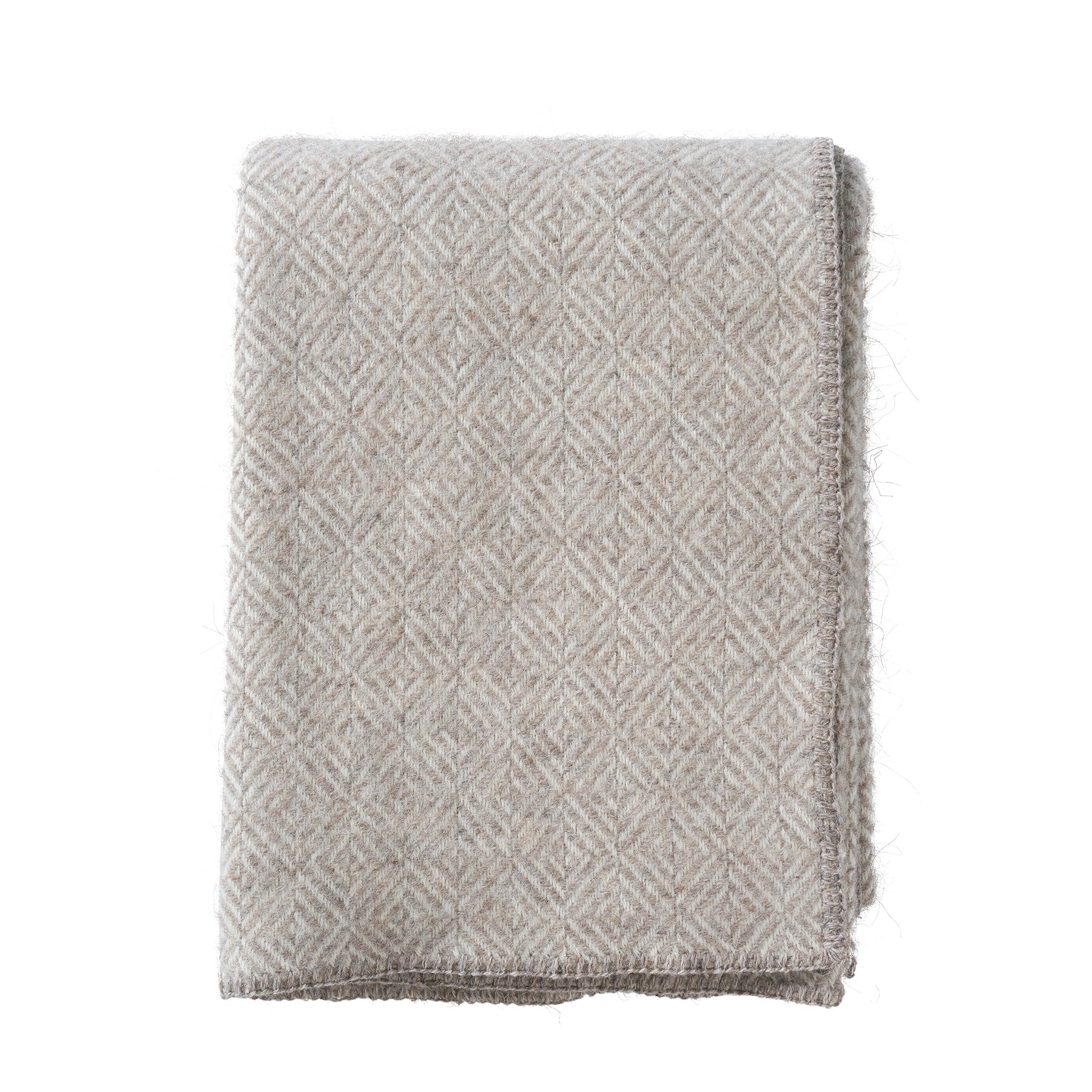 Klippan - Diamonds | wollen plaid Beige