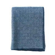 Klippan - Diamonds | wollen plaid Sea blue