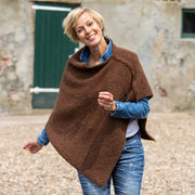 De Reuver - Maud | wollen poncho Toffee