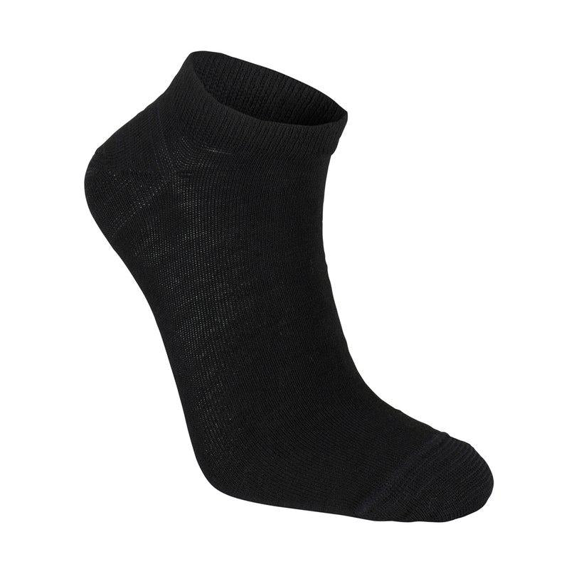 Ivanhoe Knitted in Sweden - Wool sock x-low | sokken van merinowol Black