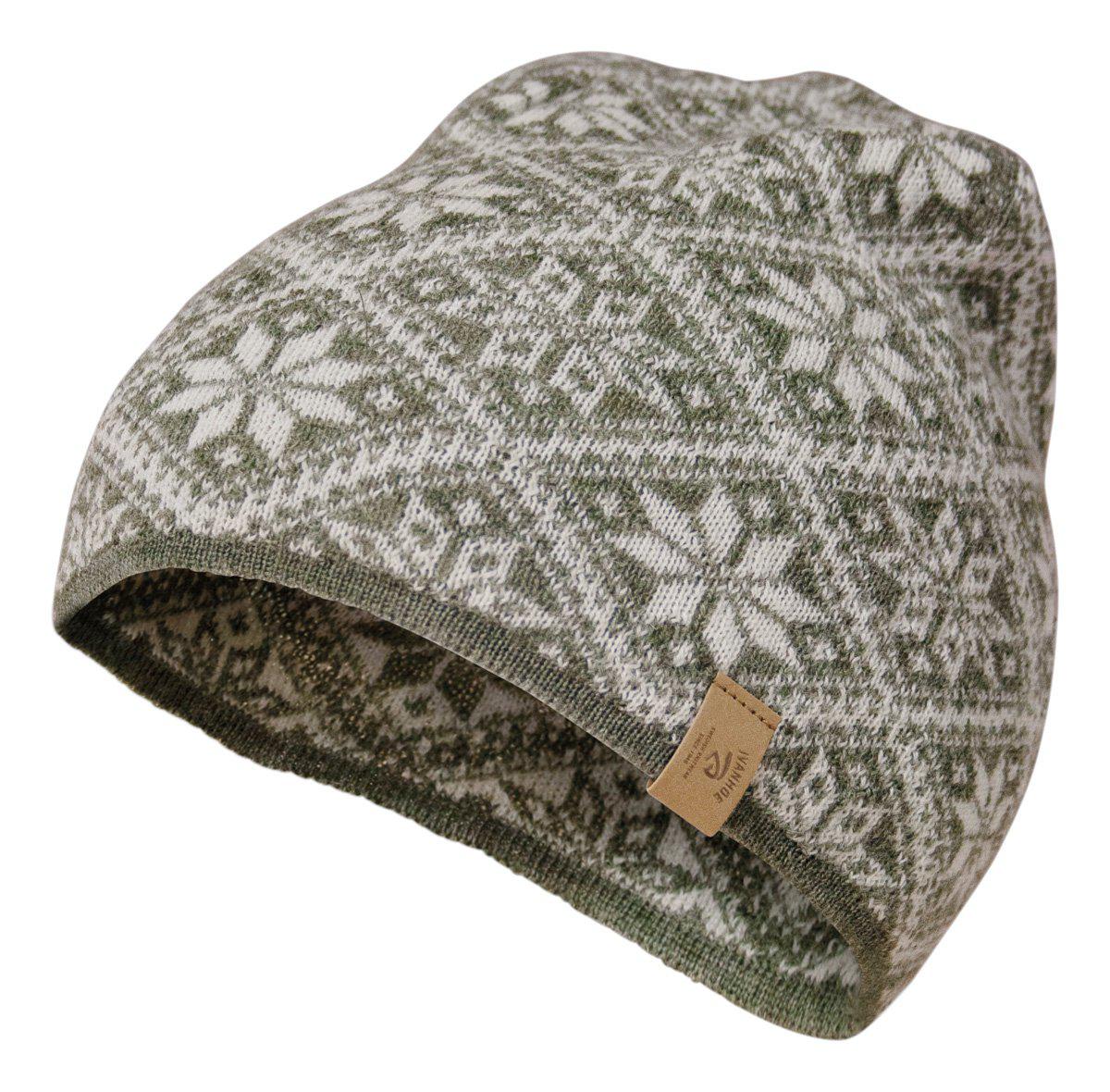 Ivanhoe Knitted in Sweden - Freya hat | wollen muts Lichen green