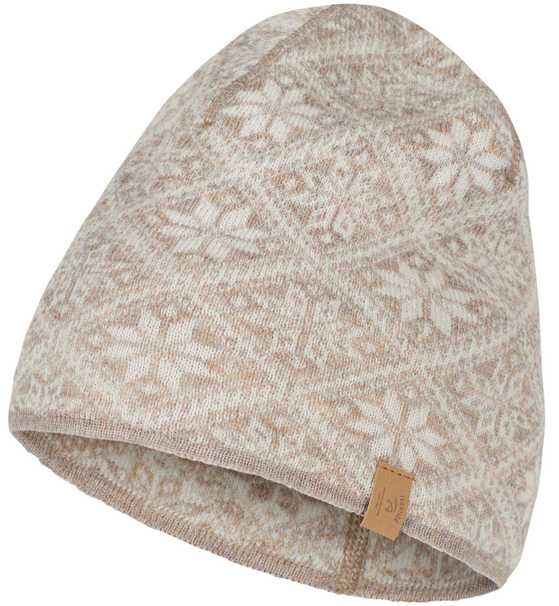 Ivanhoe Knitted in Sweden - Freya hat | wollen muts Sand