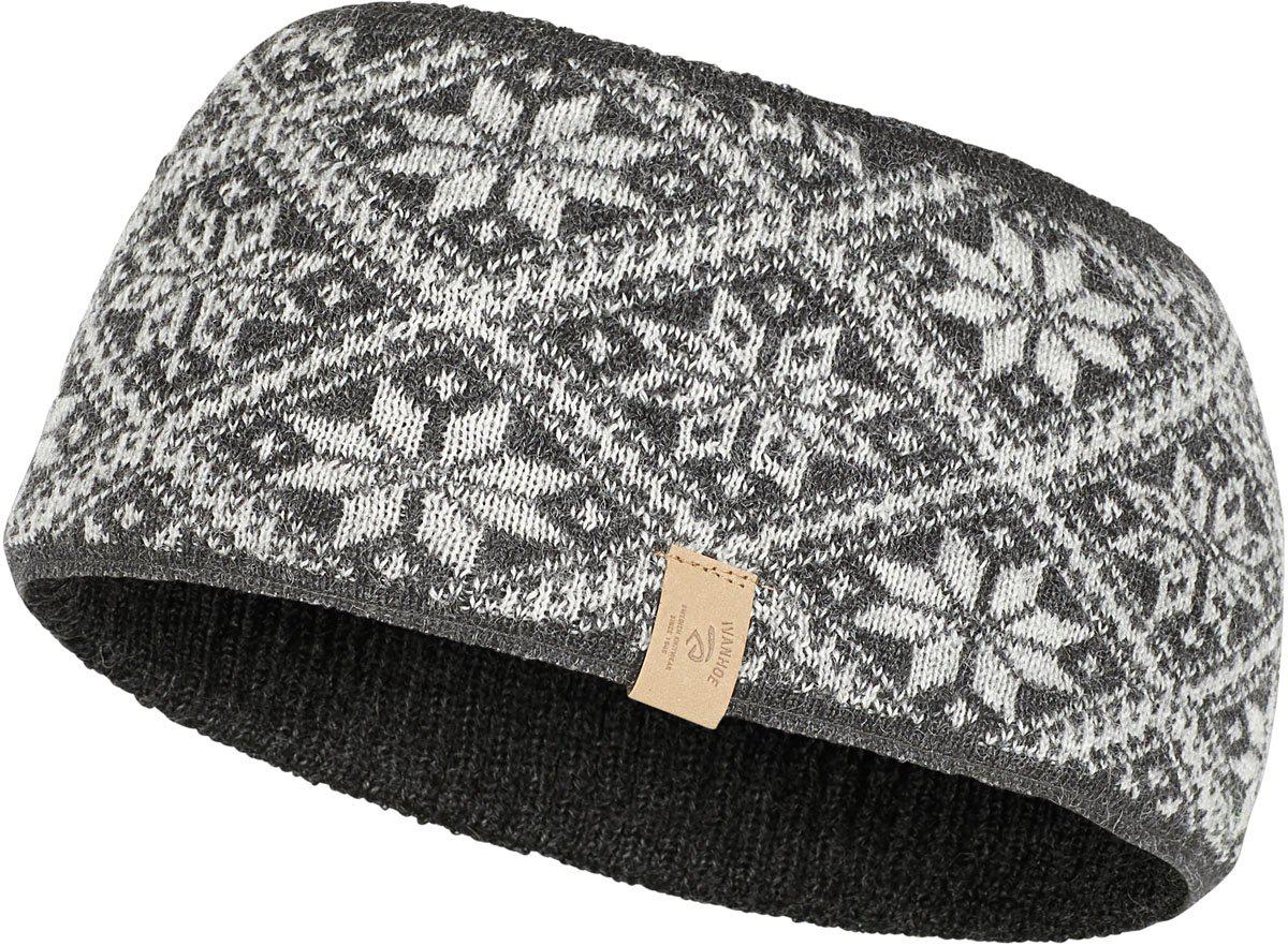 Ivanhoe Knitted in Sweden - Freya headband | wollen hoofdband Graphit