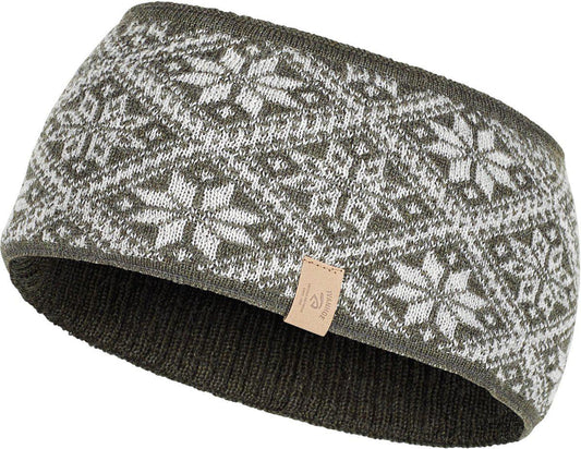 Ivanhoe Knitted in Sweden - Freya headband | wollen hoofdband Loden green