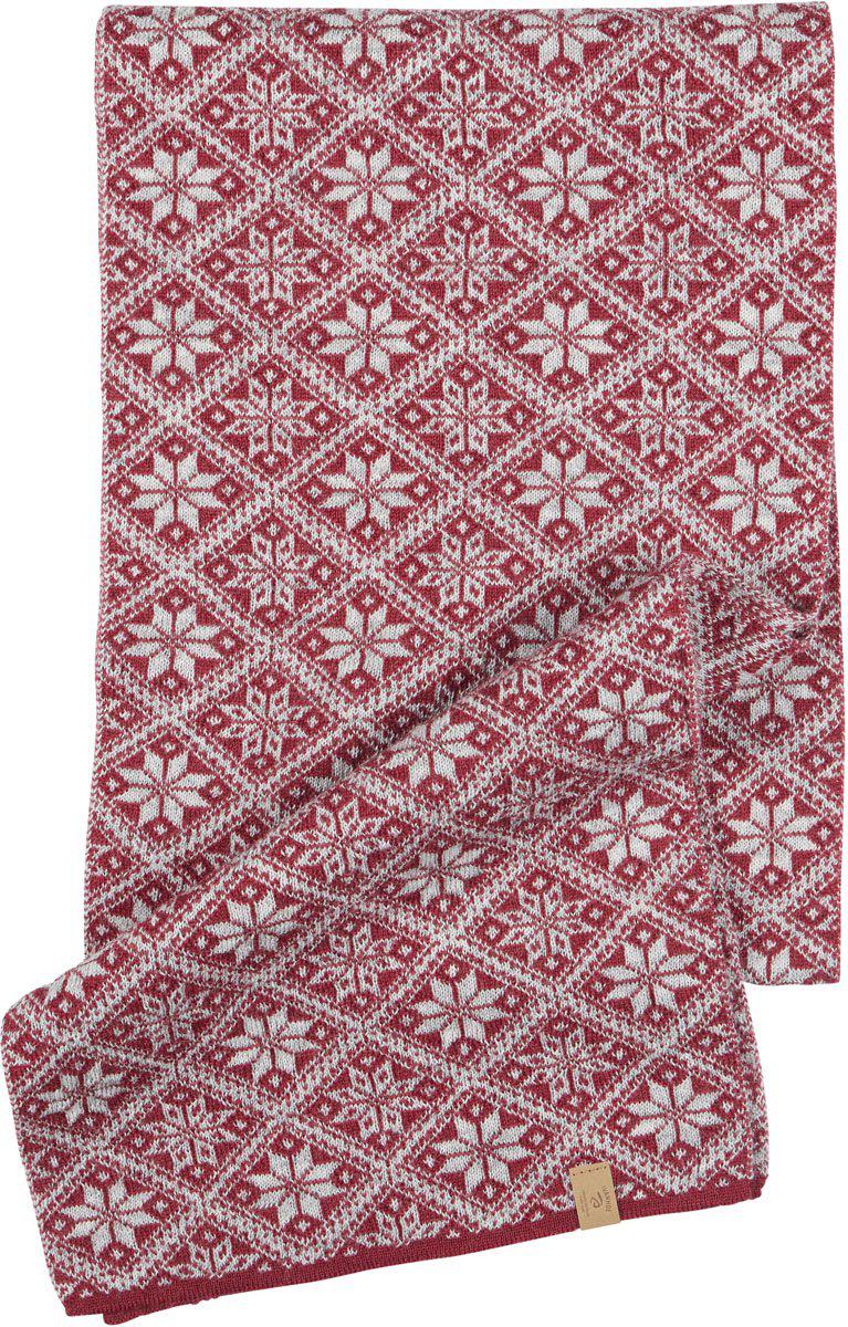 Ivanhoe Knitted in Sweden - Freya scarf | wollen sjaal Deep red