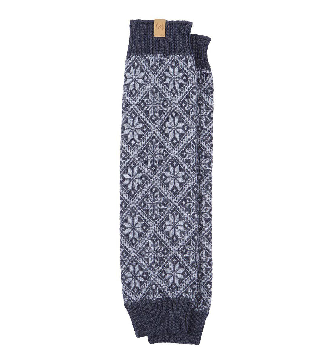 Ivanhoe Knitted in Sweden - Freya leg warmer | wollen beenwarmers Forever blue