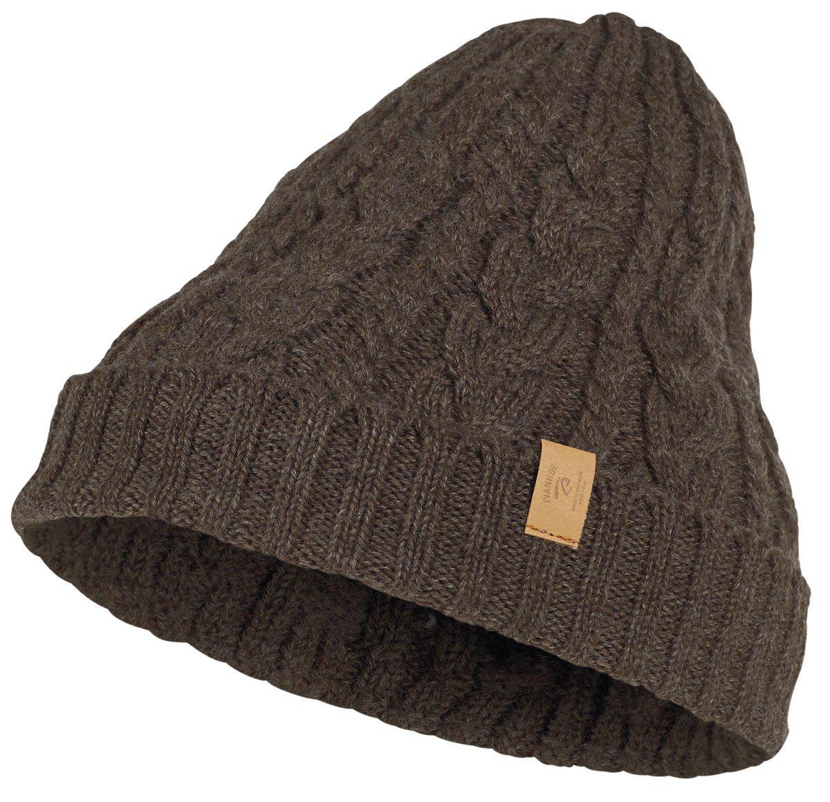 Ivanhoe Knitted in Sweden - NLS Cable hat | wollen muts Coffee bean