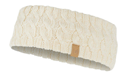 Ivanhoe Knitted in Sweden - NLS Cable headband | wollen hoofdband Natural white