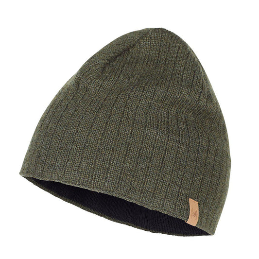 Ivanhoe Knitted in Sweden - Stormy hat WB light | wollen muts Loden green