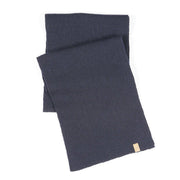 Ivanhoe Knitted in Sweden - Vide scarf | wollen sjaal Navy