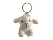 Gerkimex - Pluche sleutelhanger lammetje Wit