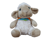 Gerkimex - Pluche schaap Lazy eyes | knuffel schaap Wit