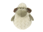 Gerkimex - Pluche zittend schaap | knuffel schaap Wit