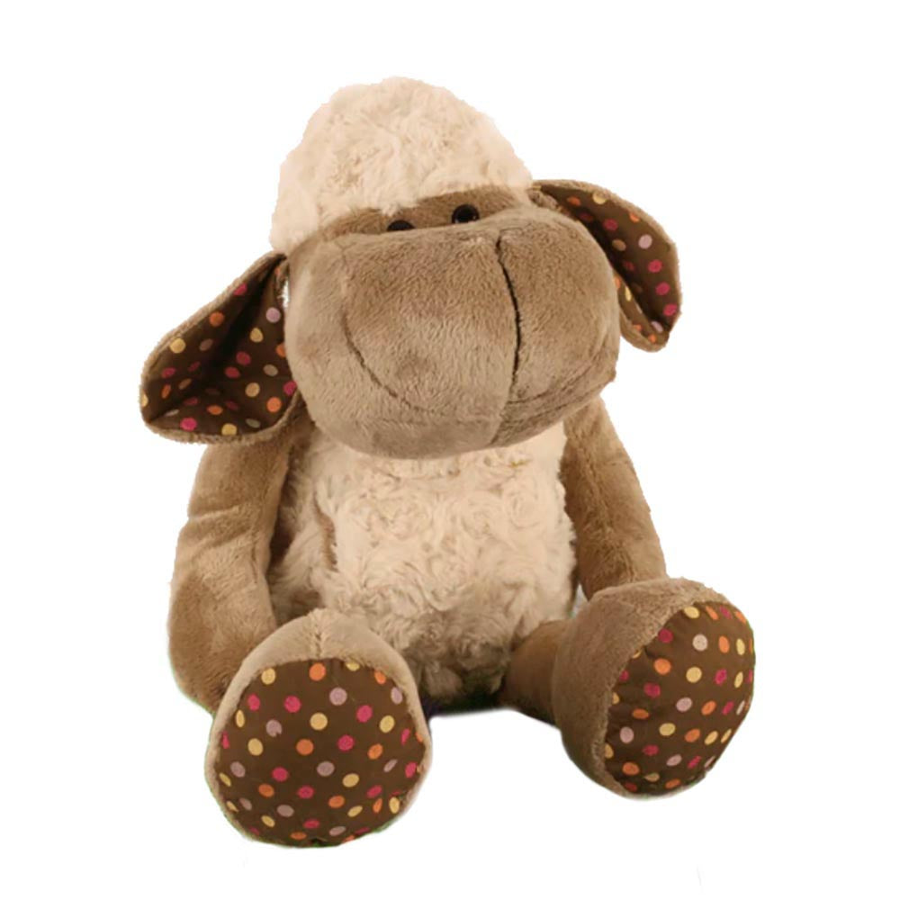 Gerkimex - Pluche schaap met zakjes | knuffel schaap Wit