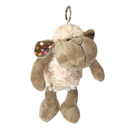 Gerkimex - Plush sheep bag hanger curly