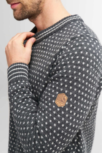 Ivanhoe Knitted in Sweden - Sverre crewneck | knitted wool men's sweater