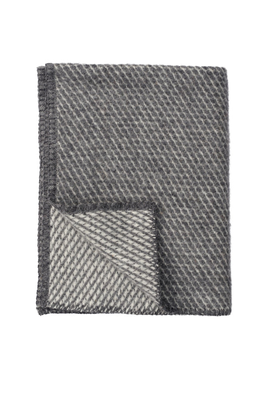 Klippan - Velvet | ledikantdeken van lamswol Grey