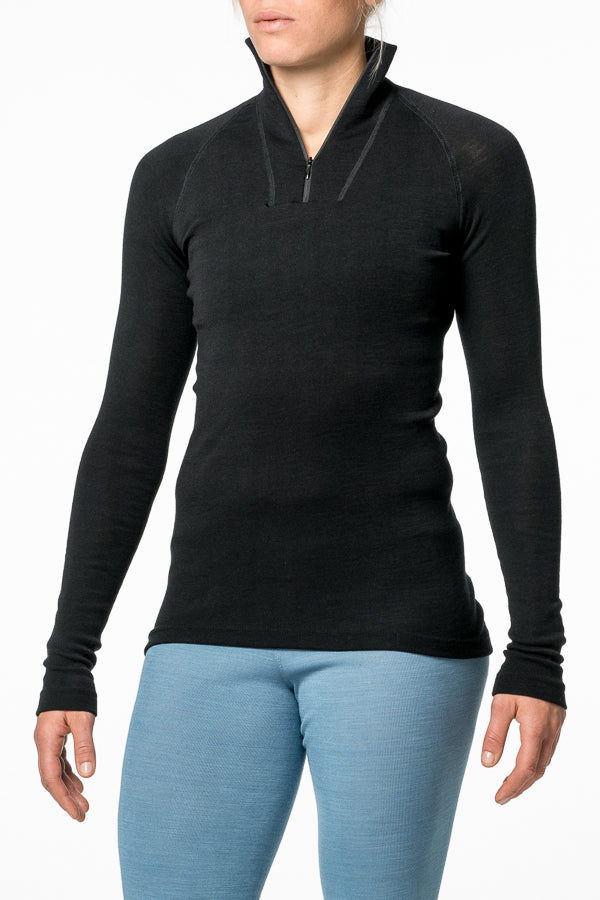 Woolpower - Zip turtleneck LITE | Woll-Thermoshirt mit Rollkragen